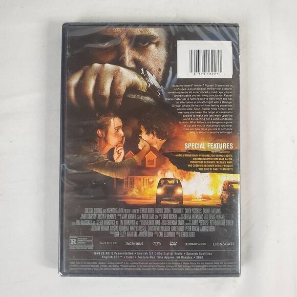 Unhinged DVD (2020, Russell Crowe) - Picture 2 of 2